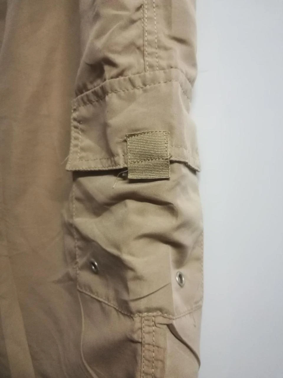 Bermudas (largo 60 cm) elástico Ecru/Sable etiqueta T.XL – photo 2